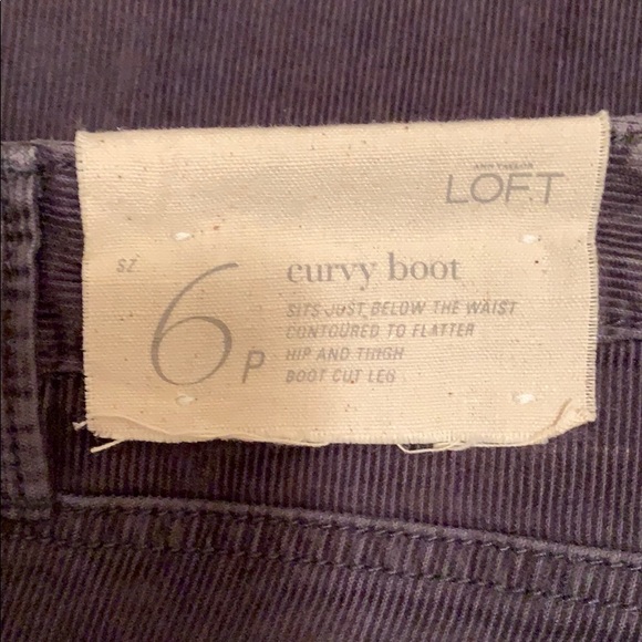 NTW LOFT Dark Gray Bootcut Corduroy Pants - Picture 5 of 5